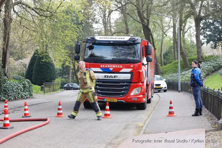 Brand in sauna van woning in Bloemendaal