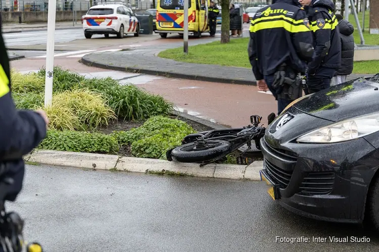 Fatbike aangereden op rotonde Dr. Jac P. Thijsseweg in Zandvoort