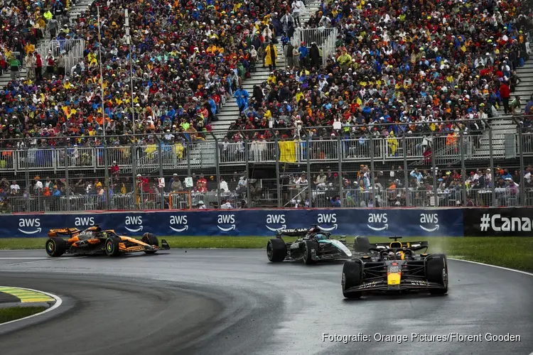 Verstappen wint regenachtige Grand Prix van Canada