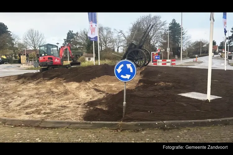 Meer groen op rotonde Zandvoortselaan