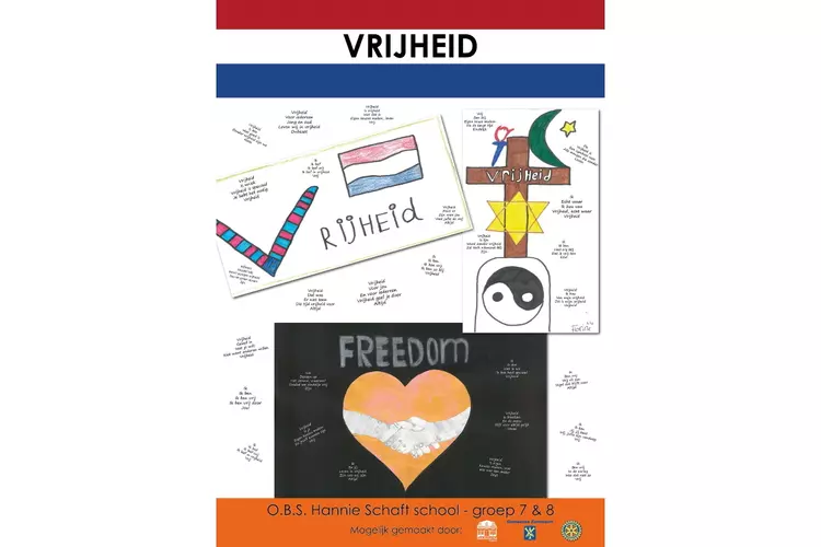 Affiches "Vrijheid"  lagere scholen Zandvoort
