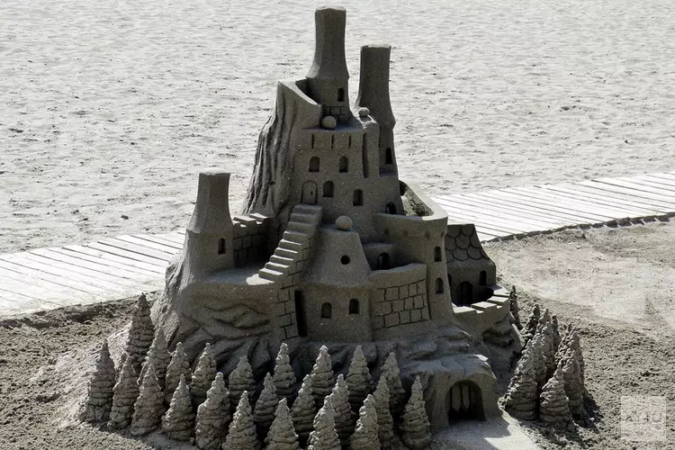 Europees Kampioenschap Zandsculpturen als buitenexpositie in Zandvoort